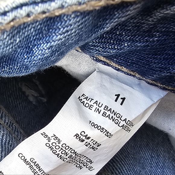 Garage Light Blue Boyfriend Jeans Size 11 - Picture 5 of 5